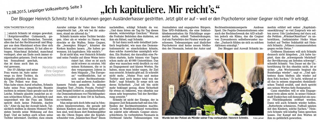 Leipziger Volkszeitung vom 12.08.2015, Seite 3