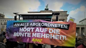 22.10.2017 Demo Gegen Hass und Rassismus im Bundestag in Berlin