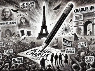 DALL·E 2025-01-06 18.33.21 - Blogbild Charlie Hebdo